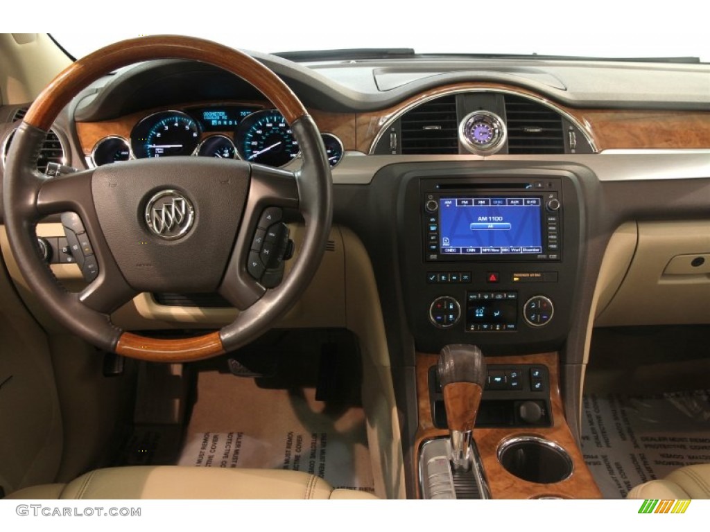 2008 Enclave CXL AWD - Cocoa Metallic / Cashmere/Cocoa photo #32