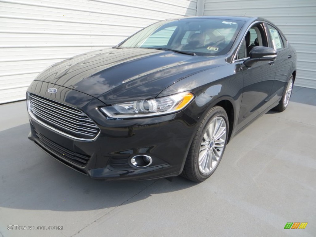 2013 Fusion SE 1.6 EcoBoost - Tuxedo Black Metallic / Charcoal Black photo #7