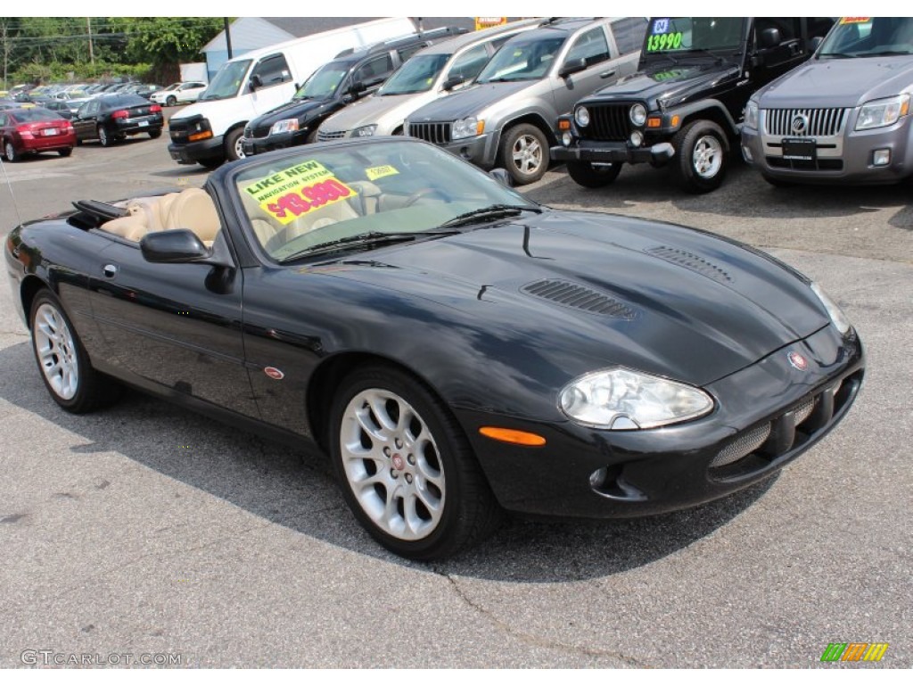 Anthracite Black Mica 2000 Jaguar XK XKR Convertible Exterior Photo #83927716