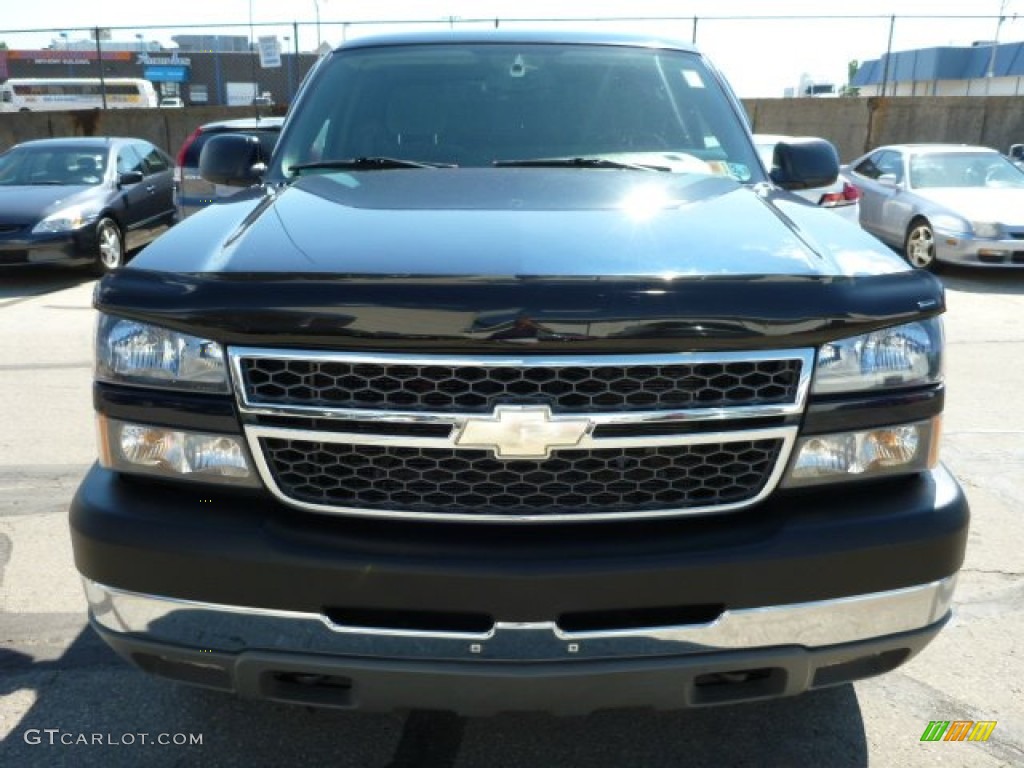 2005 Silverado 2500HD LS Crew Cab 4x4 - Dark Blue Metallic / Dark Charcoal photo #9