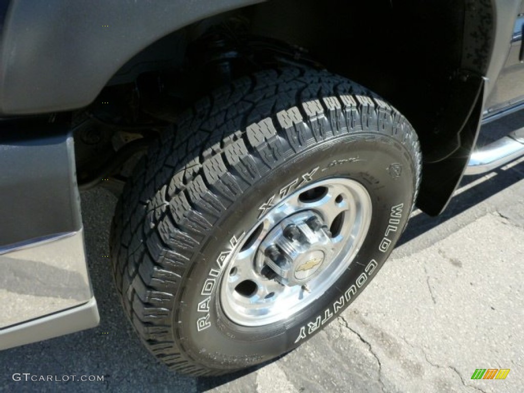 2005 Silverado 2500HD LS Crew Cab 4x4 - Dark Blue Metallic / Dark Charcoal photo #10