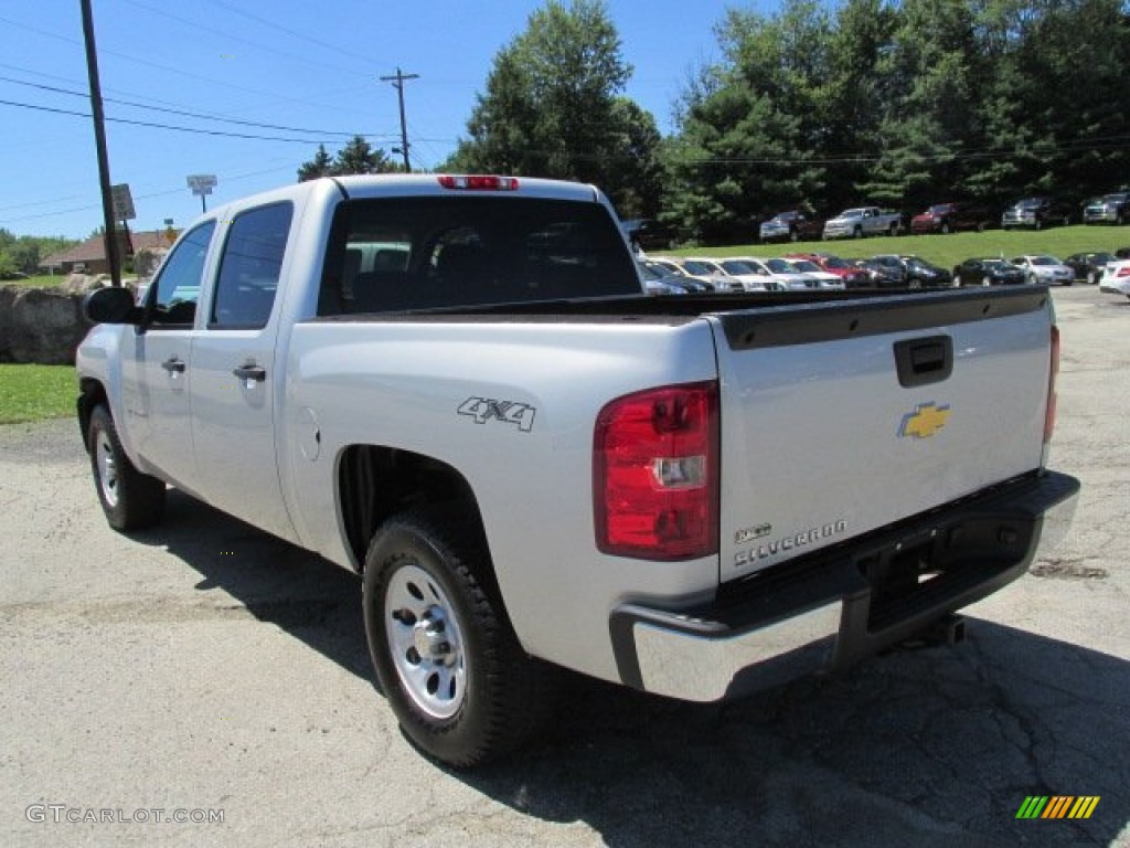 2011 Silverado 1500 Crew Cab 4x4 - Sheer Silver Metallic / Dark Titanium photo #5