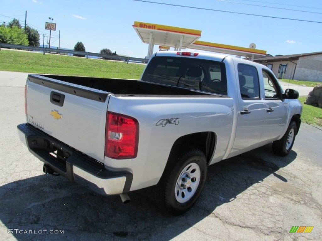 2011 Silverado 1500 Crew Cab 4x4 - Sheer Silver Metallic / Dark Titanium photo #10