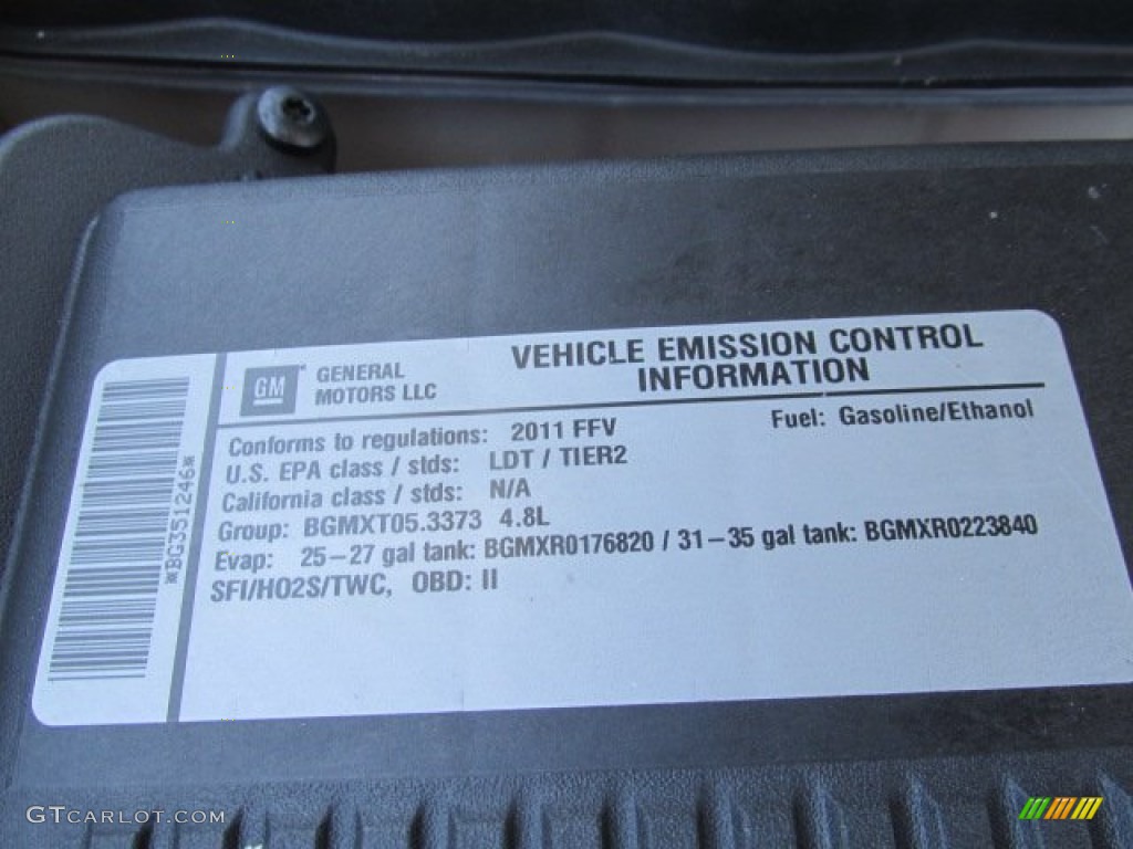 2011 Silverado 1500 Crew Cab 4x4 - Sheer Silver Metallic / Dark Titanium photo #16