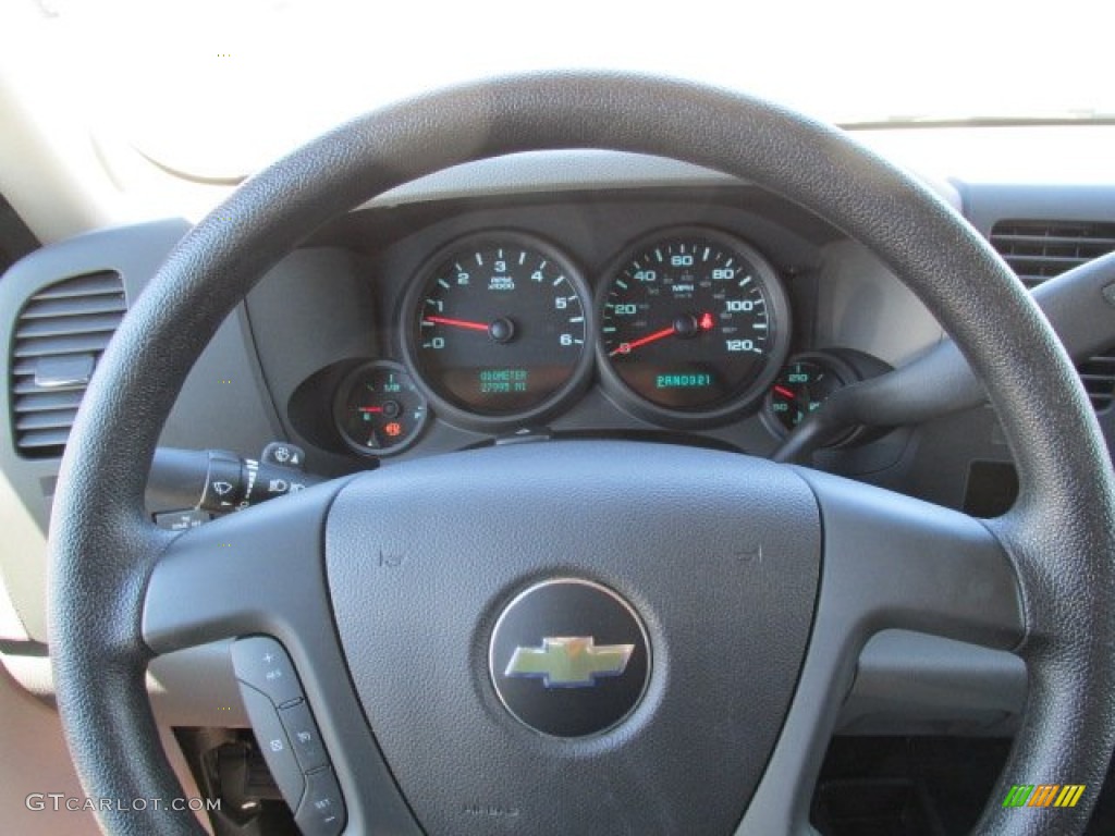 2011 Silverado 1500 Crew Cab 4x4 - Sheer Silver Metallic / Dark Titanium photo #27