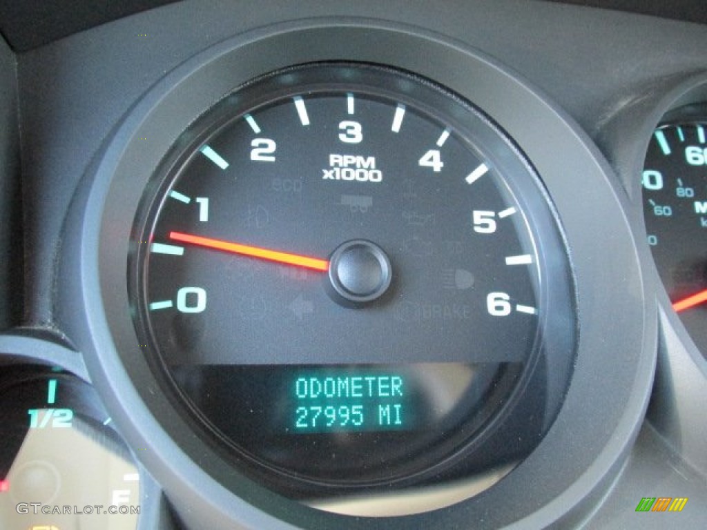 2011 Silverado 1500 Crew Cab 4x4 - Sheer Silver Metallic / Dark Titanium photo #30