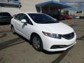 Taffeta White - Civic LX Sedan Photo No. 1