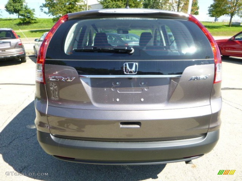 2013 CR-V LX AWD - Urban Titanium Metallic / Black photo #4