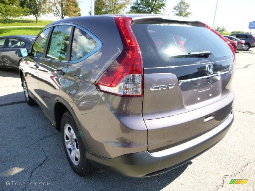 2013 CR-V LX AWD - Urban Titanium Metallic / Black photo #5