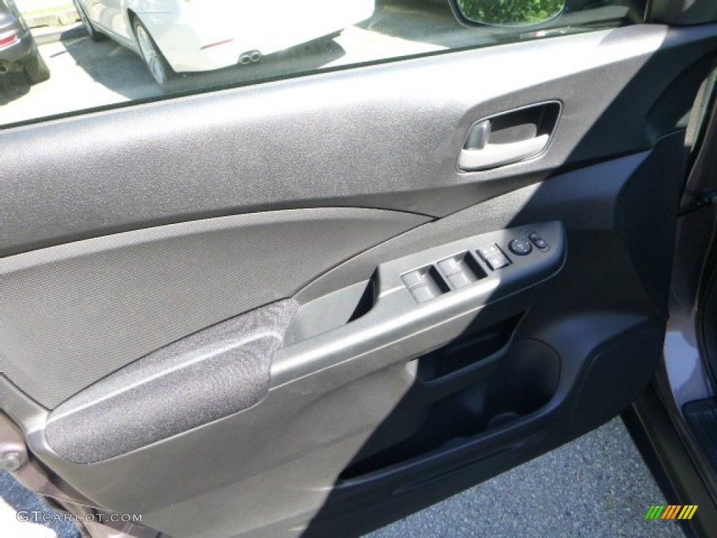 2013 CR-V LX AWD - Urban Titanium Metallic / Black photo #14