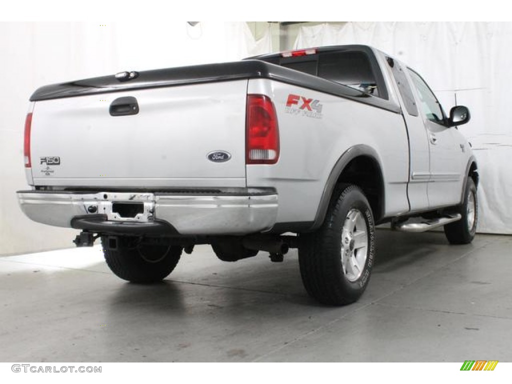 2003 F150 XLT SuperCab 4x4 - Silver Metallic / Dark Graphite Grey photo #7