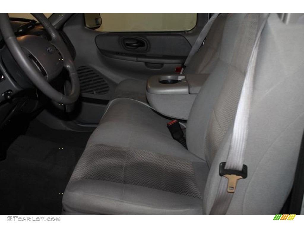 2003 F150 XLT SuperCab 4x4 - Silver Metallic / Dark Graphite Grey photo #30