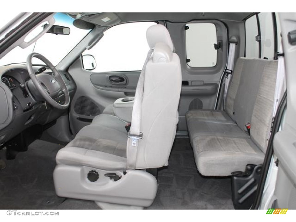 2003 F150 XLT SuperCab 4x4 - Silver Metallic / Dark Graphite Grey photo #36