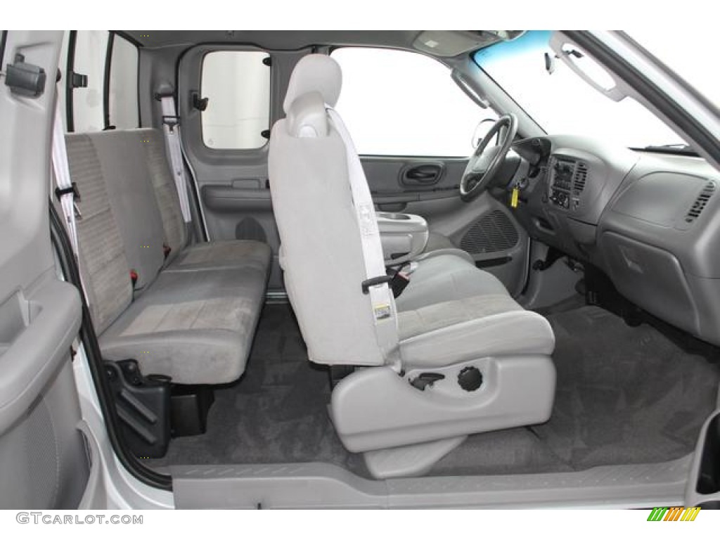 2003 F150 XLT SuperCab 4x4 - Silver Metallic / Dark Graphite Grey photo #47