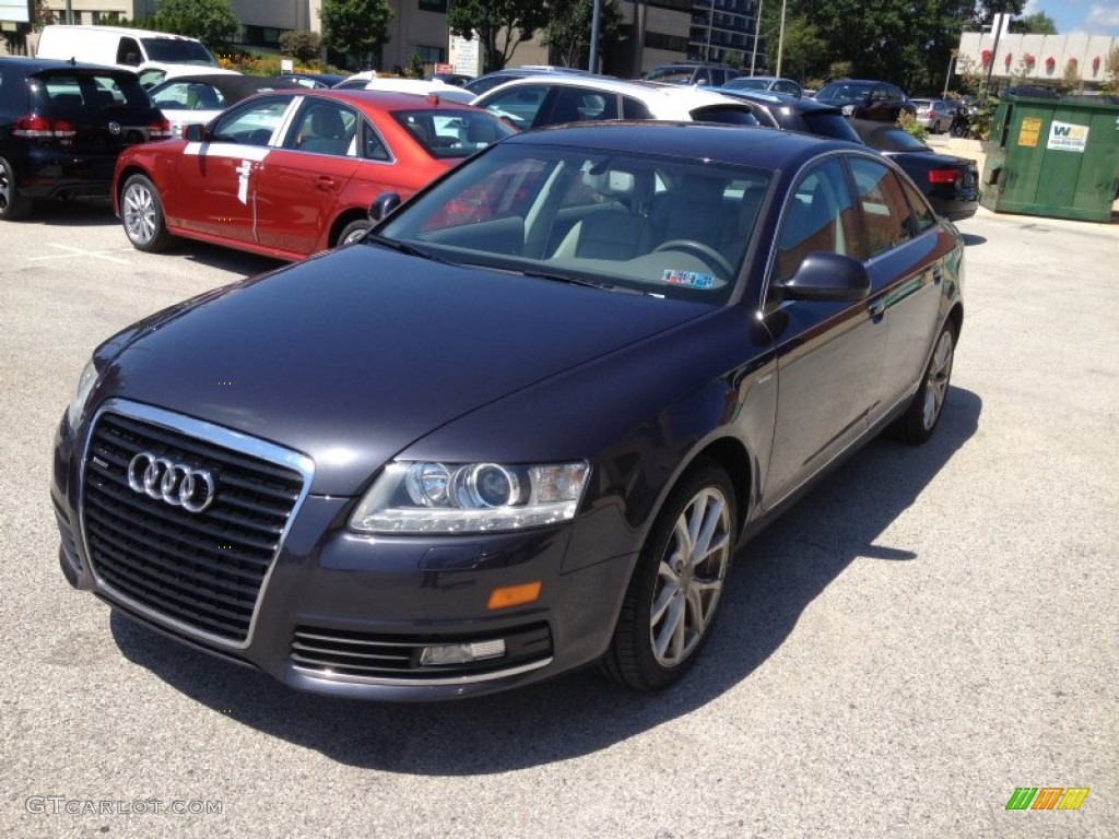 2010 A6 3.0 TFSI quattro Sedan - Oyster Gray Metallic / Light Gray photo #1