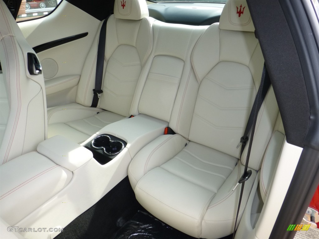 Bianco Pregiato Interior 2014 Maserati GranTurismo Sport Coupe Photo #83931457