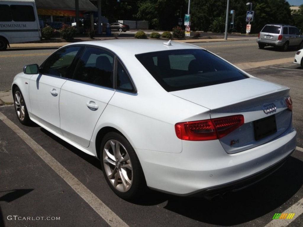 Glacier White Metallic 2013 Audi S4 3.0T quattro Sedan Exterior Photo #83932198