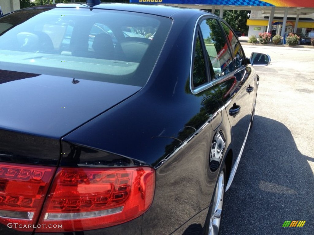 2011 S4 3.0 quattro Sedan - Deep Sea Blue Pearl Effect / Black/Brown photo #11