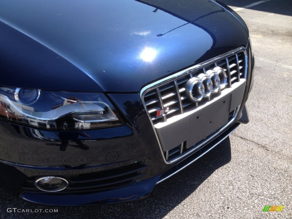 2011 S4 3.0 quattro Sedan - Deep Sea Blue Pearl Effect / Black/Brown photo #17