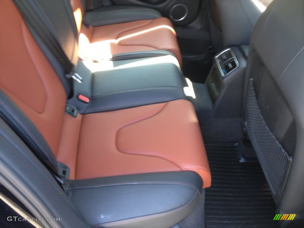2011 S4 3.0 quattro Sedan - Deep Sea Blue Pearl Effect / Black/Brown photo #26