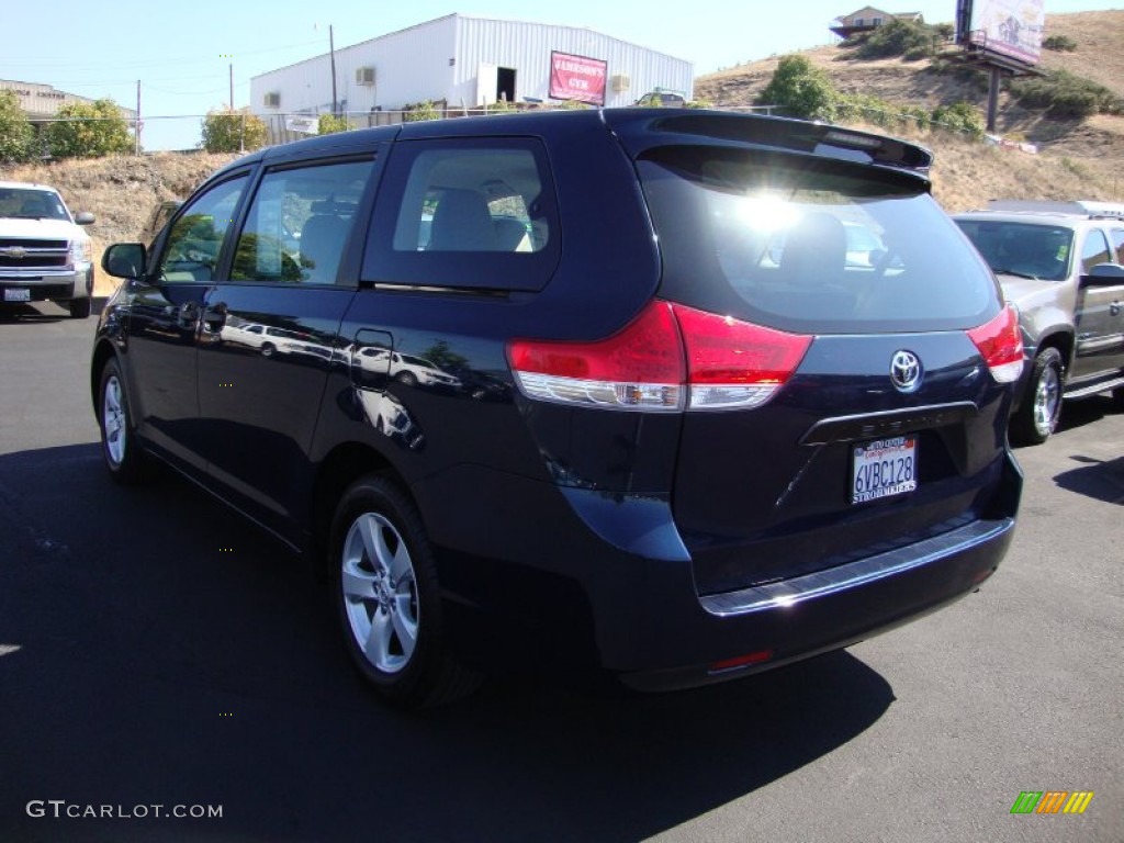 2012 Sienna  - South Pacific Pearl / Light Gray photo #5