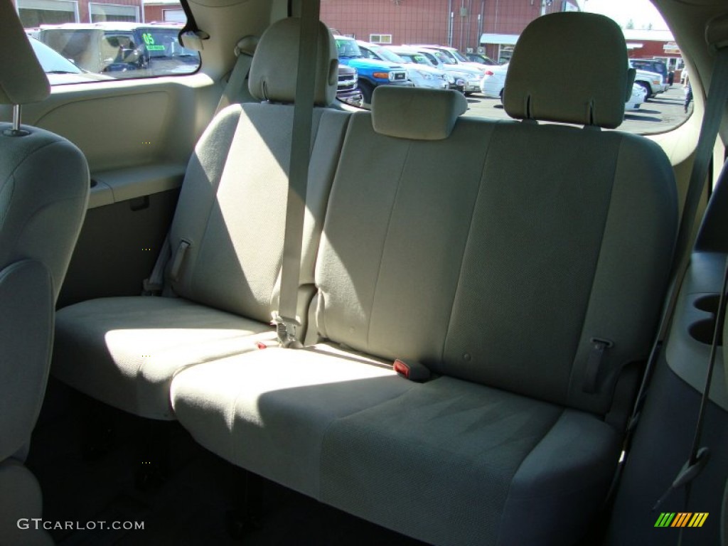 2012 Sienna  - South Pacific Pearl / Light Gray photo #22