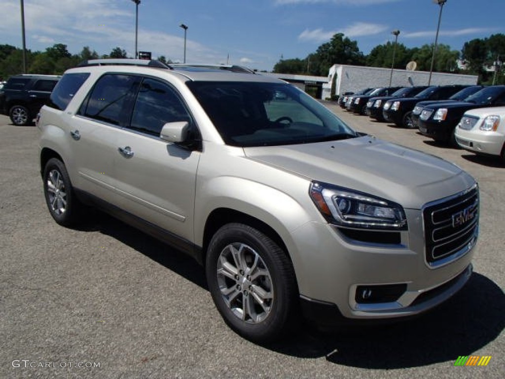 Champagne Silver Metallic 2014 GMC Acadia SLT AWD Exterior Photo #83934625