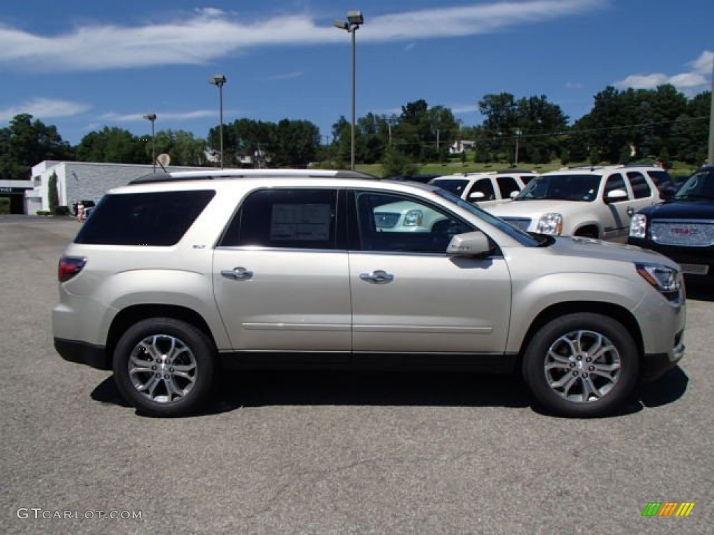 Champagne Silver Metallic 2014 GMC Acadia SLT AWD Exterior Photo #83934628