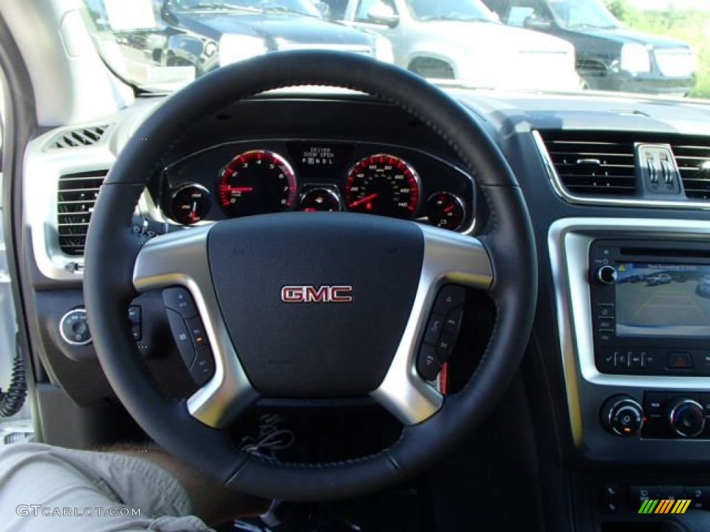 2014 GMC Acadia SLE AWD Ebony Steering Wheel Photo #83934727