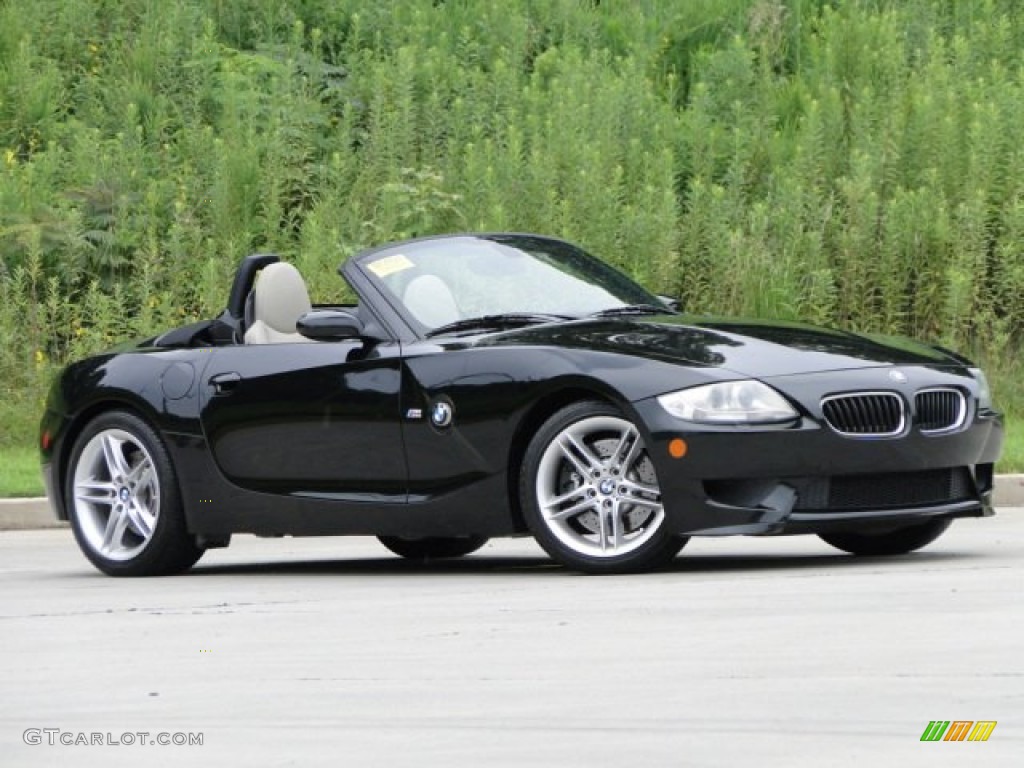 Black Sapphire Metallic 2006 BMW M Roadster Exterior Photo #83935411