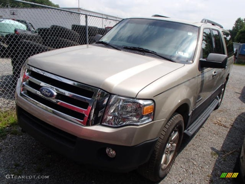 2007 Expedition EL XLT 4x4 - Pueblo Gold Metallic / Stone photo #3