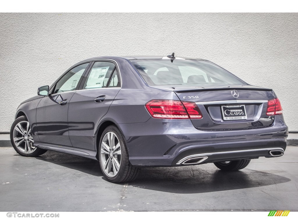 2014 E 350 Sport Sedan - Indigo Blue Metallic / Black photo #2