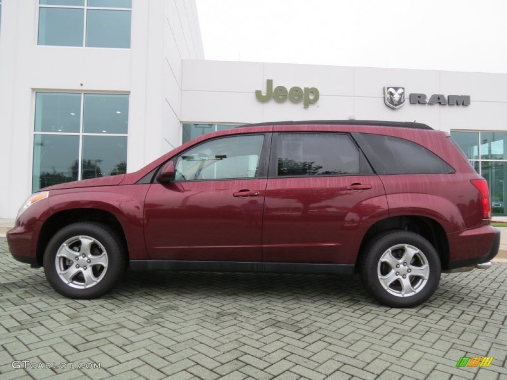 2008 XL7 Luxury - Cranberry Red Metallic / Beige photo #2