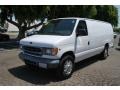 2000 Oxford White Ford E Series Van E350 SD Extended Cargo  photo #8