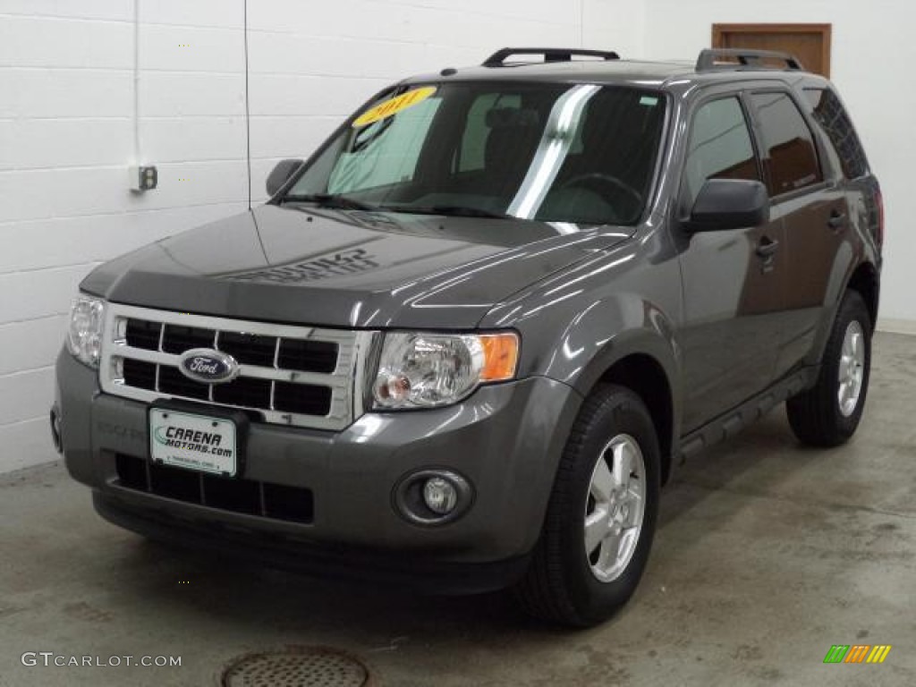 2011 Escape XLT - Sterling Grey Metallic / Charcoal Black photo #13