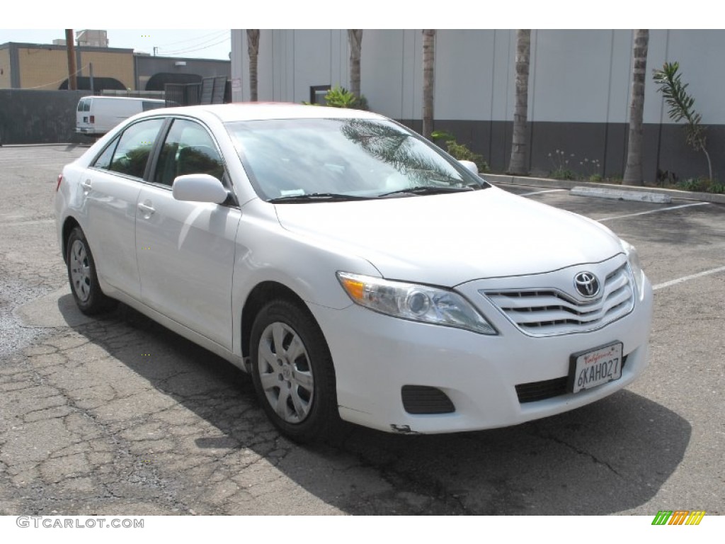 2010 Camry LE V6 - Black / Ash Gray photo #1