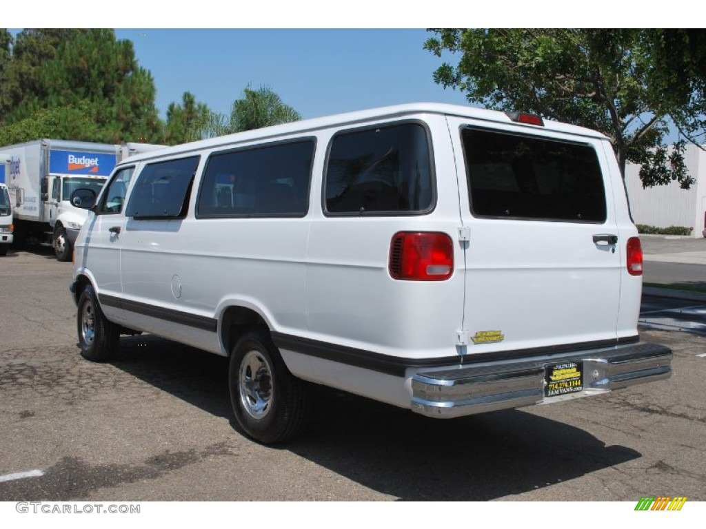 2001 Ram Van 3500 Passenger - Bright White / Dark Slate Gray photo #6