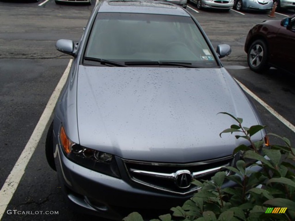 2008 TSX Sedan - Glacier Blue Metallic / Ebony photo #2