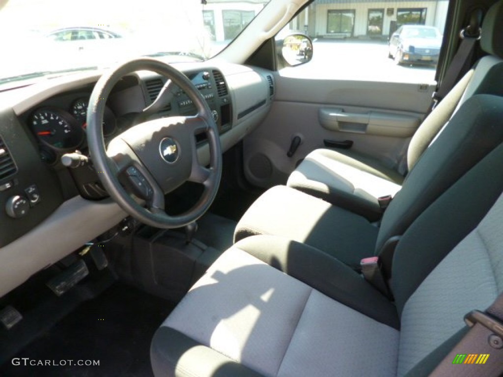 2009 Silverado 1500 LS Regular Cab 4x4 - Blue Granite Metallic / Dark Titanium photo #15