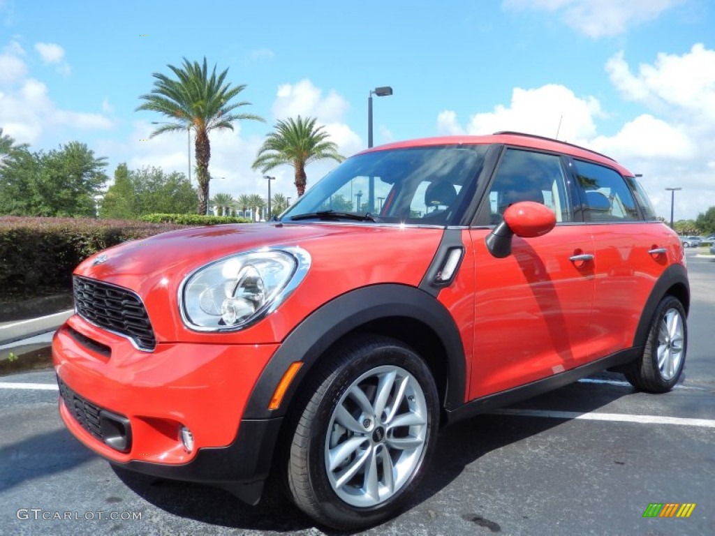 Pure Red 2012 Mini Cooper S Countryman Exterior Photo #83939760