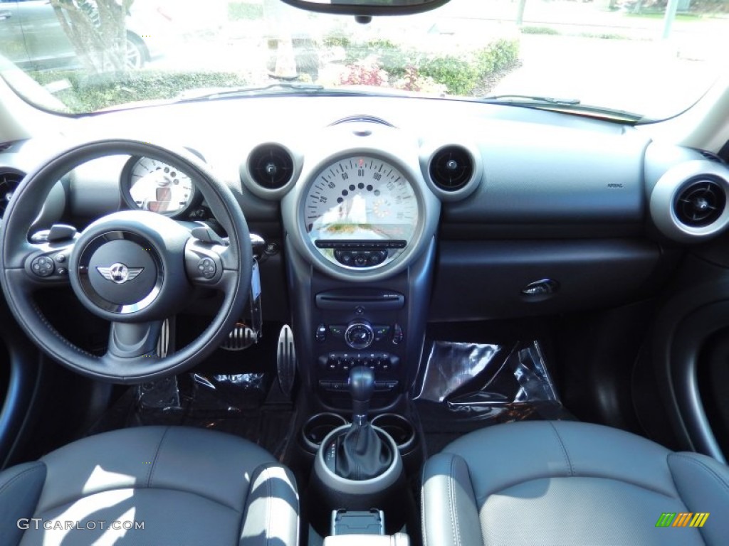 2012 Mini Cooper S Countryman Carbon Black Dashboard Photo #83940140