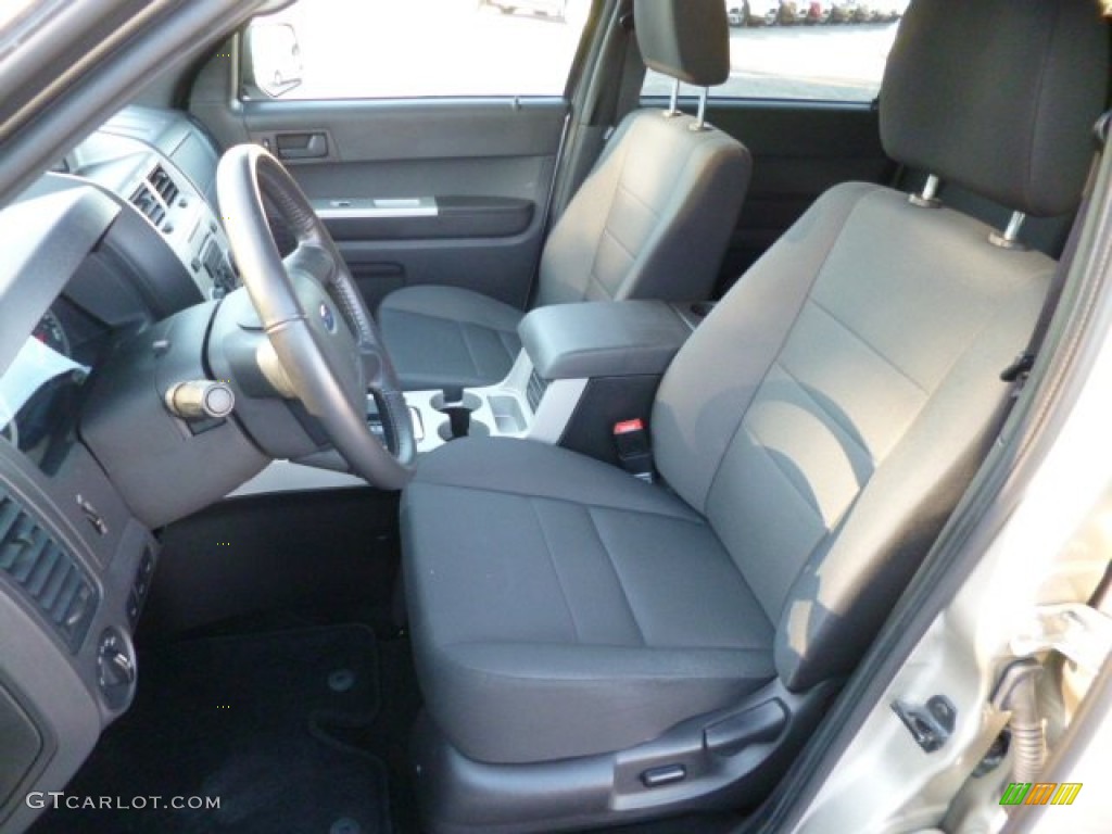 Charcoal Black Interior 2011 Ford Escape XLT 4WD Photo #83940312
