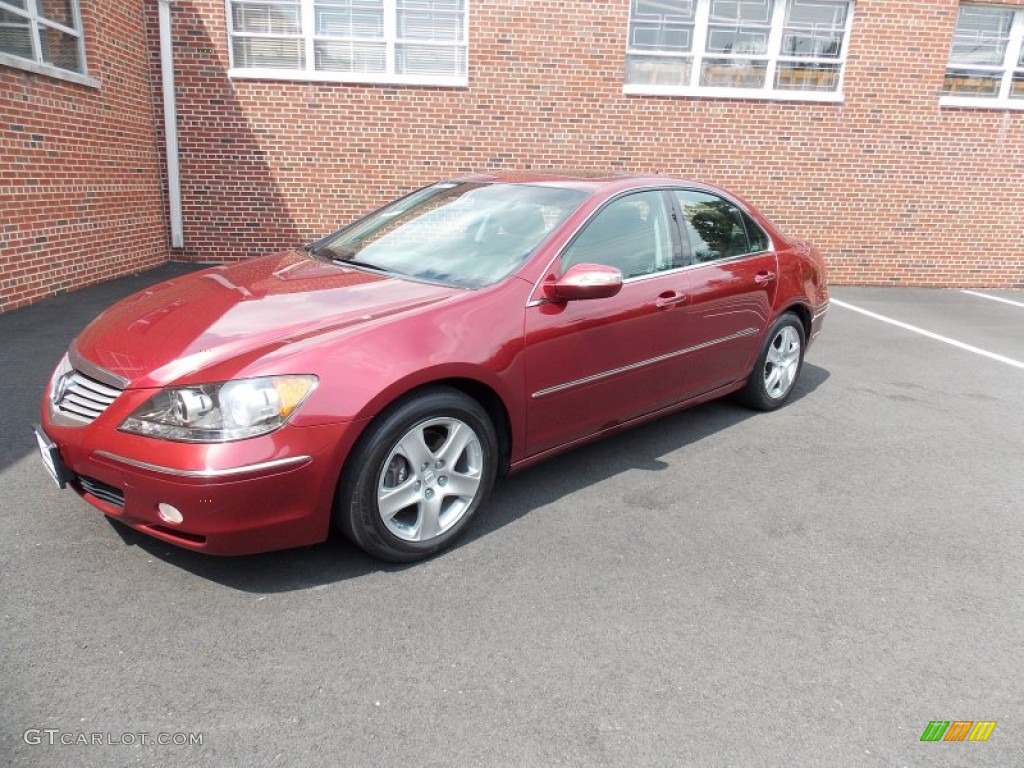 2005 RL 3.5 AWD Sedan - Redondo Red Pearl / Ebony photo #1