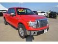 2012 Race Red Ford F150 XLT SuperCrew  photo #11