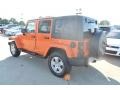 2012 Crush Orange Jeep Wrangler Unlimited Sahara 4x4  photo #3
