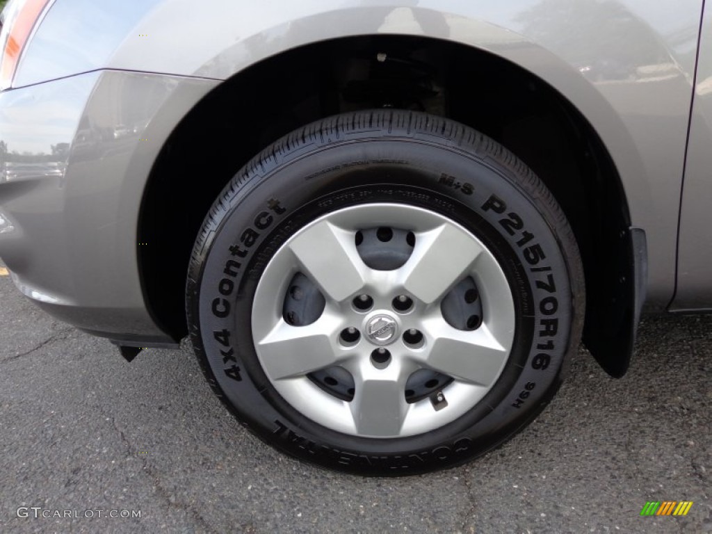 2011 Rogue S AWD - Gotham Gray Metallic / Gray photo #6