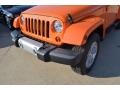 2012 Crush Orange Jeep Wrangler Unlimited Sahara 4x4  photo #11