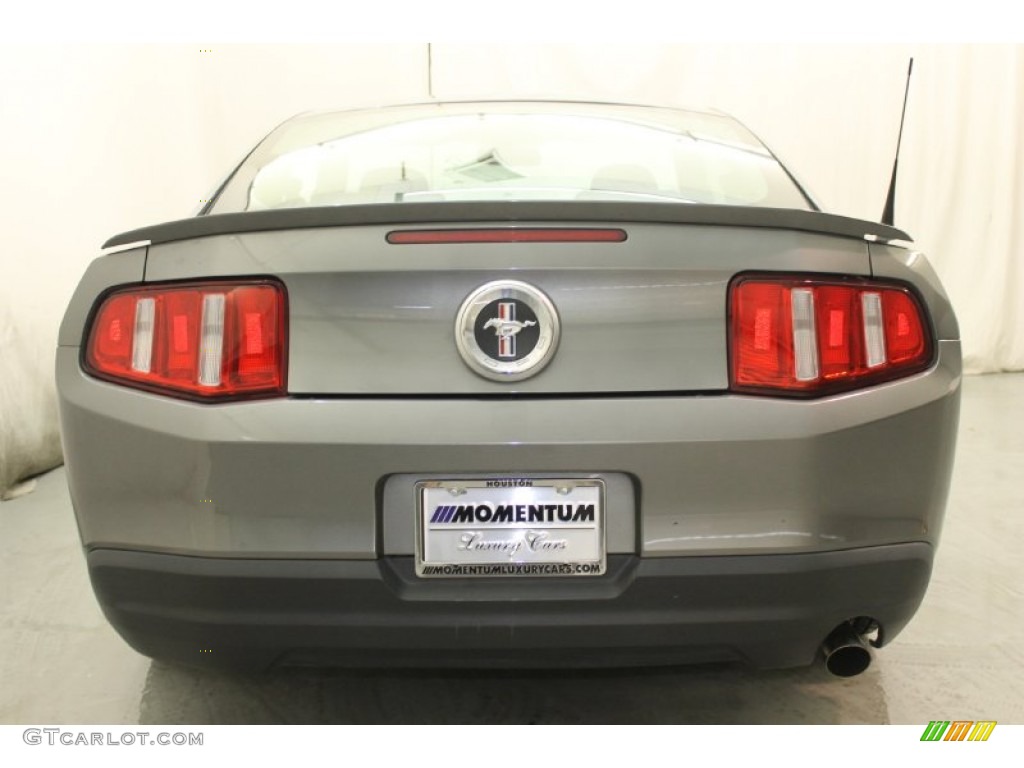 2010 Mustang V6 Coupe - Sterling Grey Metallic / Charcoal Black photo #7