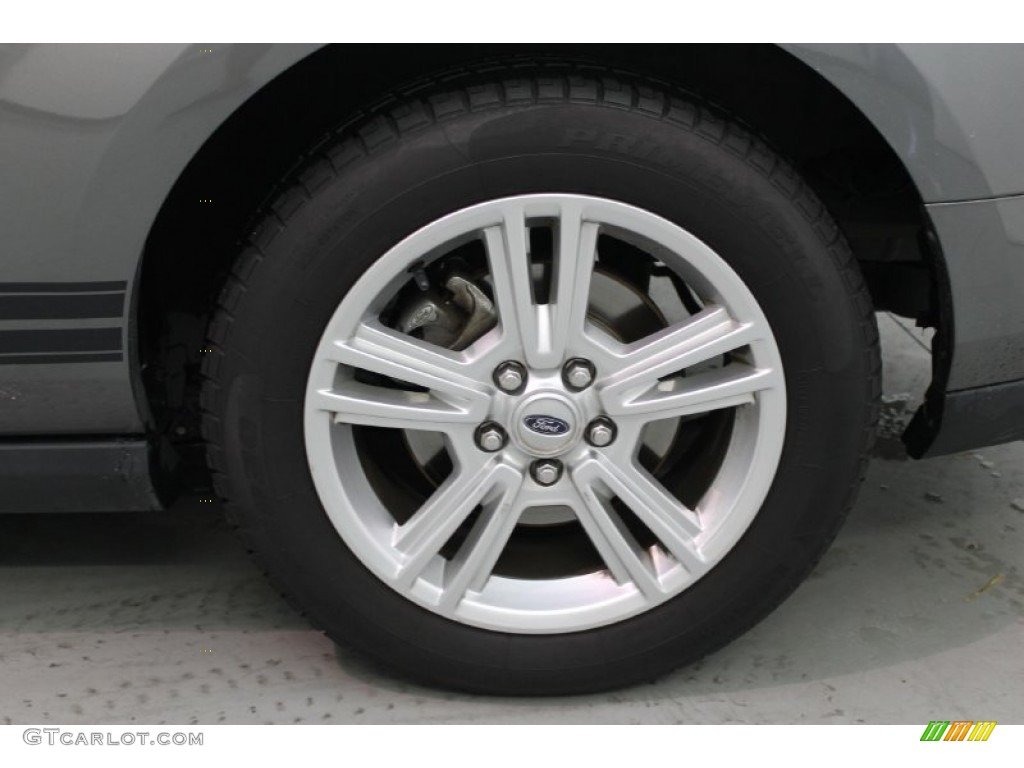2010 Mustang V6 Coupe - Sterling Grey Metallic / Charcoal Black photo #8