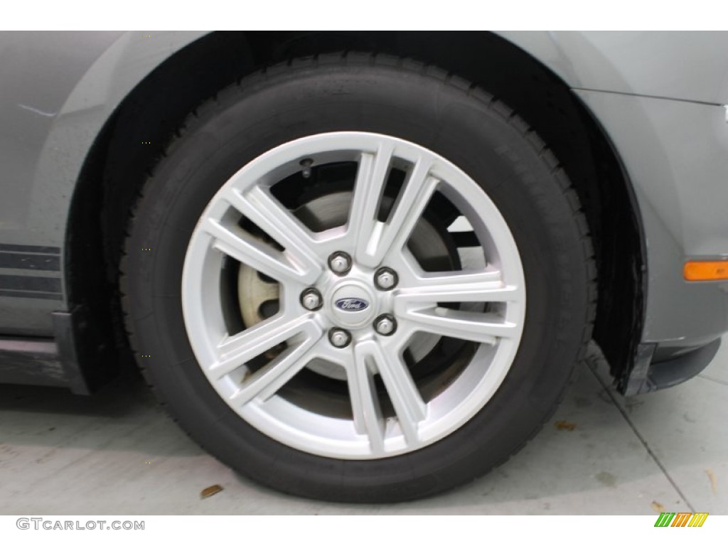 2010 Mustang V6 Coupe - Sterling Grey Metallic / Charcoal Black photo #10